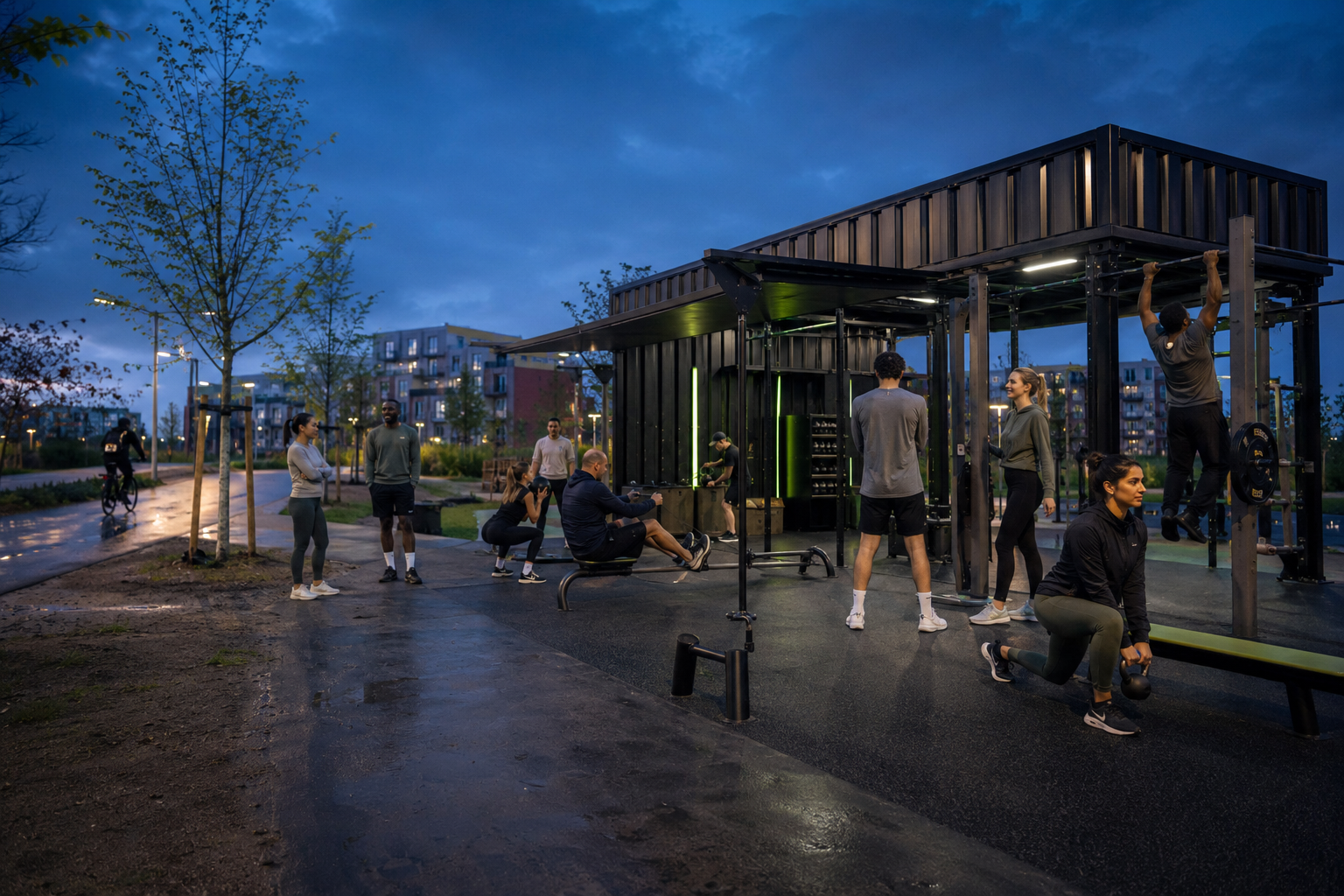 Concept visual of Outdoorgym Community